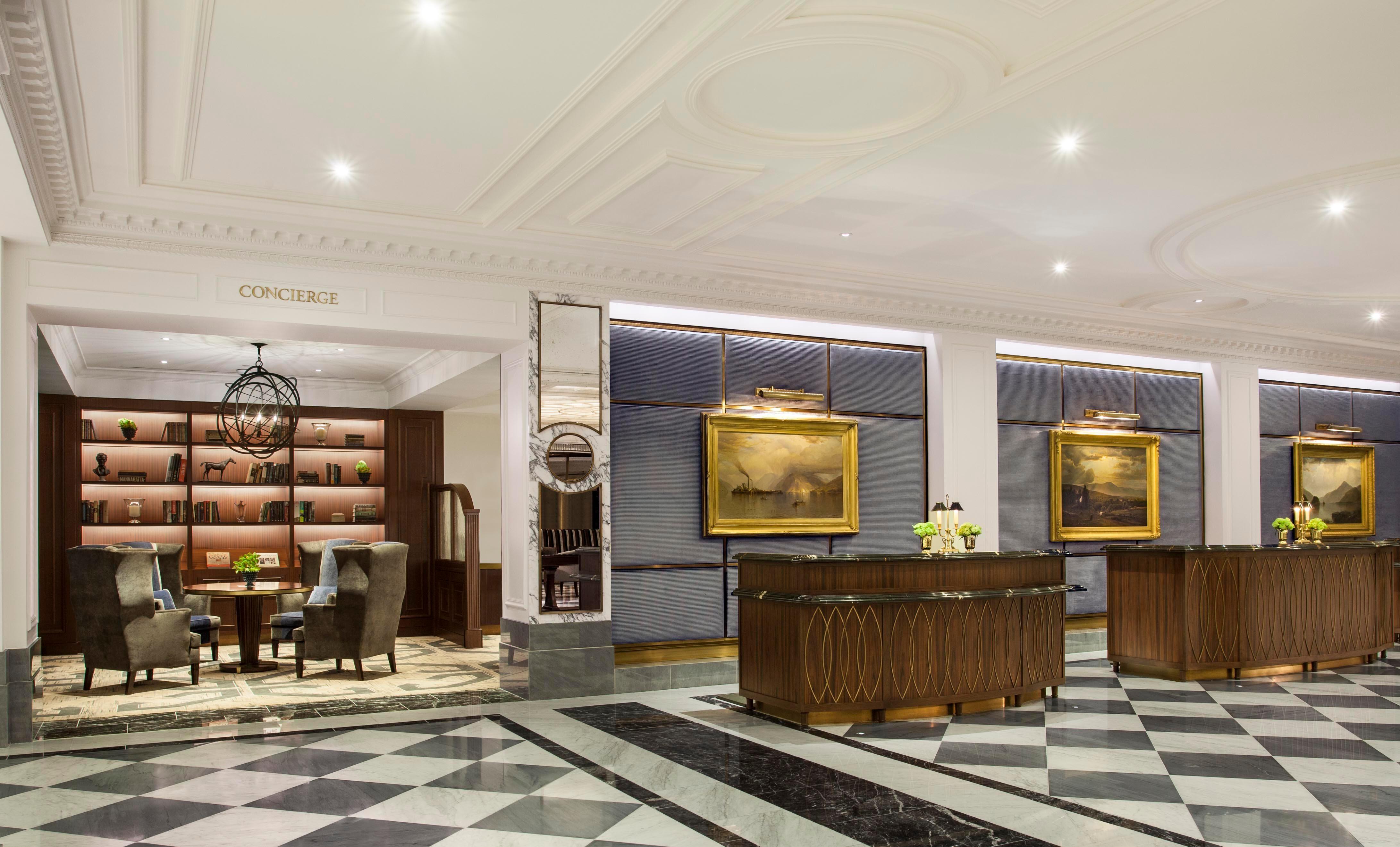 Intercontinental New York Barclay Hotel By Ihg Luaran gambar The lobby of the hotel