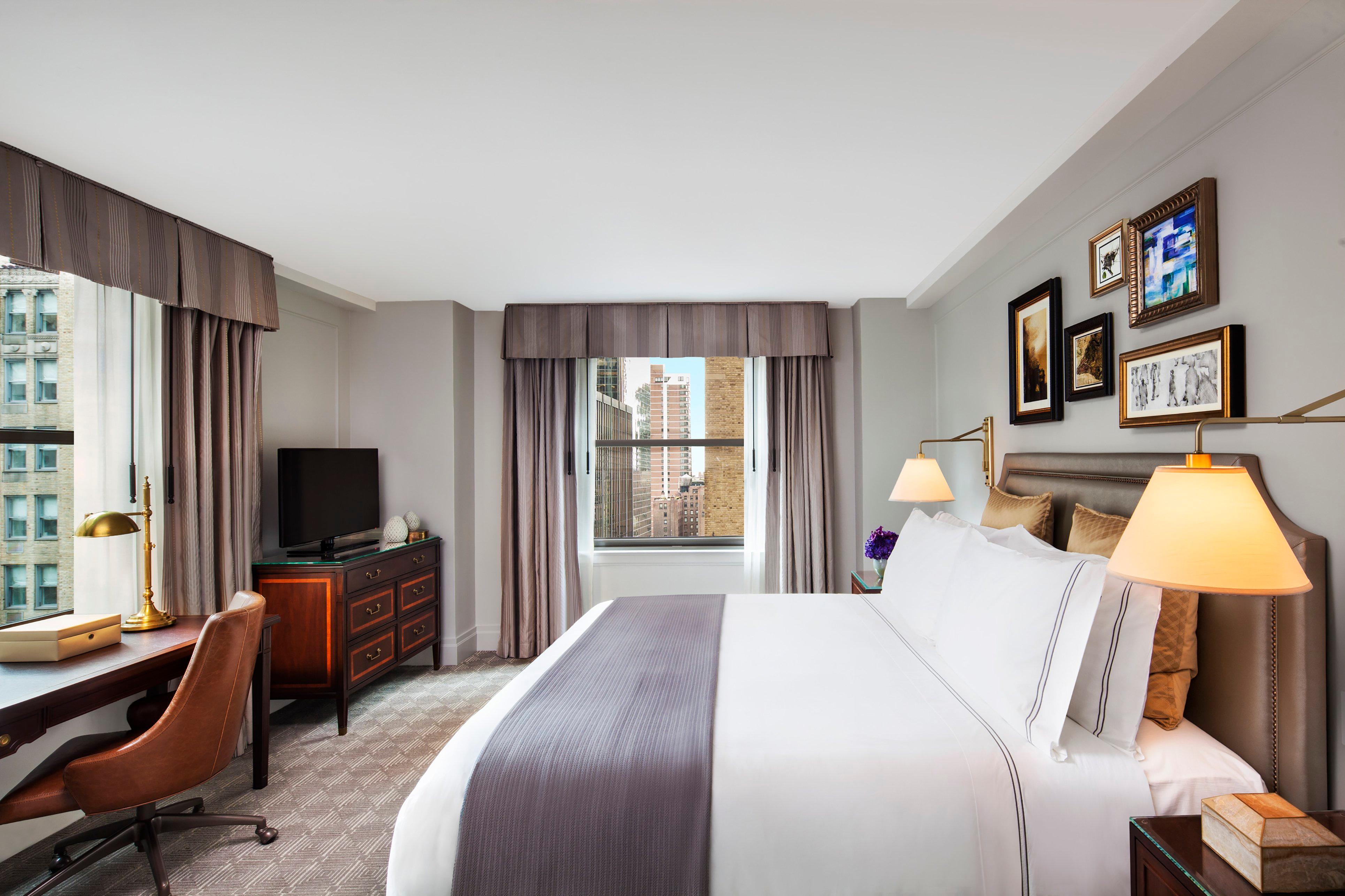 Intercontinental New York Barclay Hotel By Ihg Luaran gambar A bedroom at the hotel