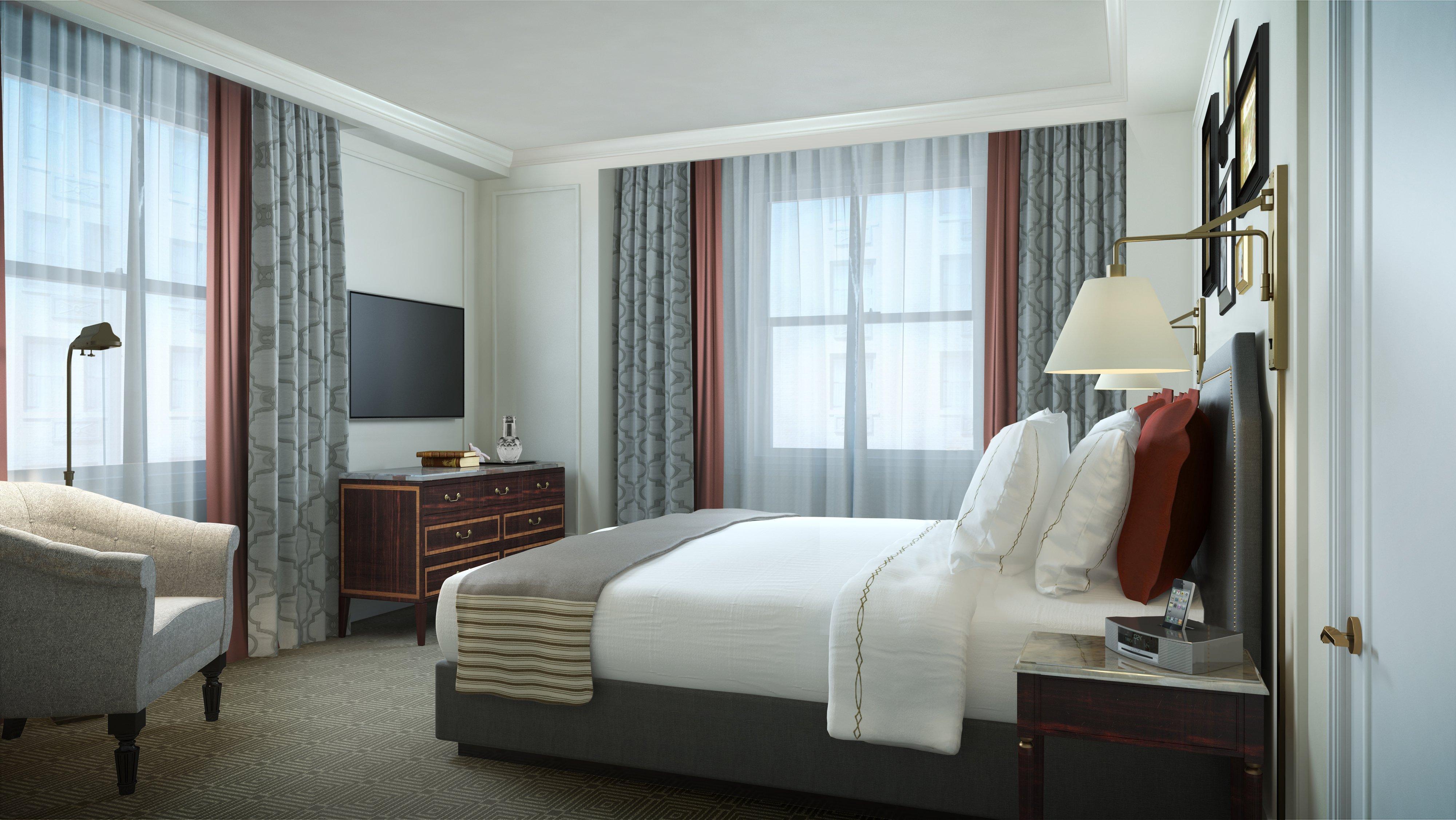 Intercontinental New York Barclay Hotel By Ihg Luaran gambar A bedroom at the hotel